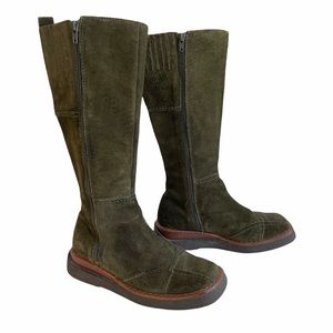 Frye Avenger Suede Leather Double Zip Boots 7
